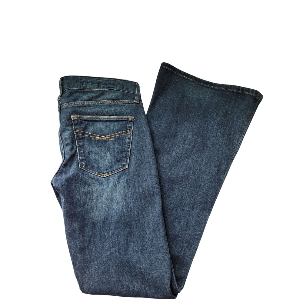 Gap 1969 Vintage Flare Jeans Womens 28/6 Dark Wash Low Rise Denim Pants